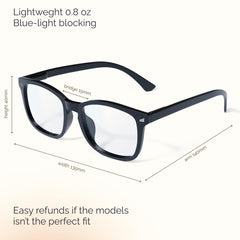 CCVOO gafas de lectura para hombre, estilo sobrio y uso cómodo todo el día.