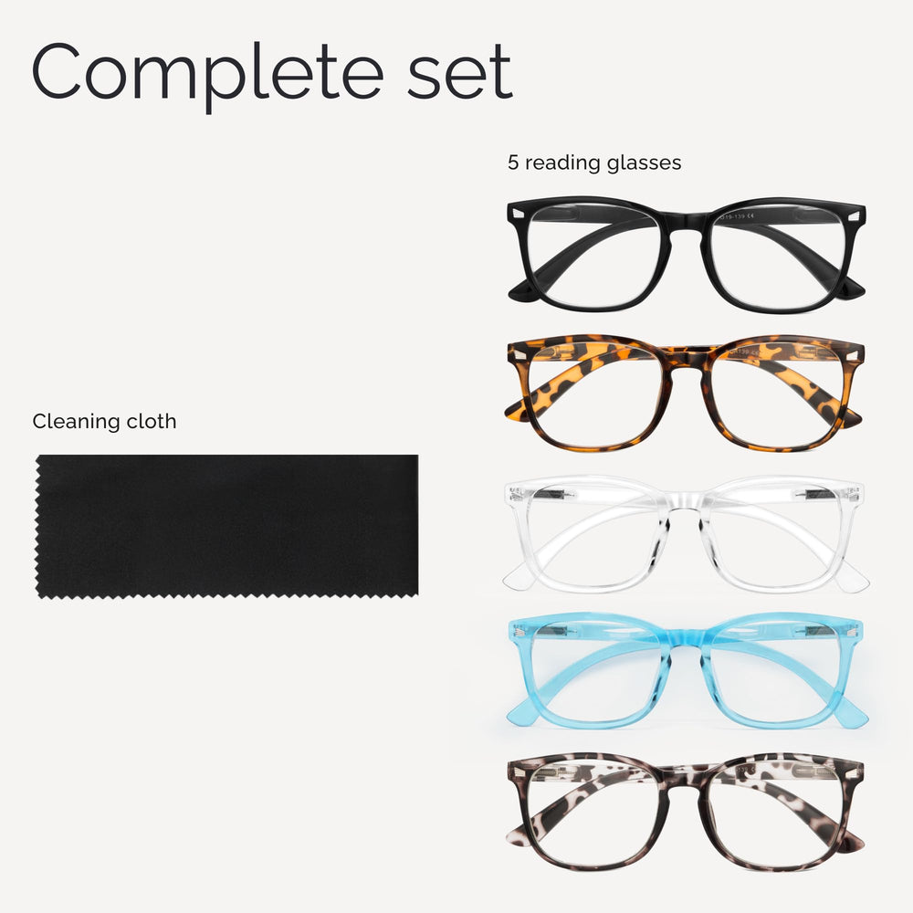 CCVOO Lentes lectura, marco moderno para estilo diario.