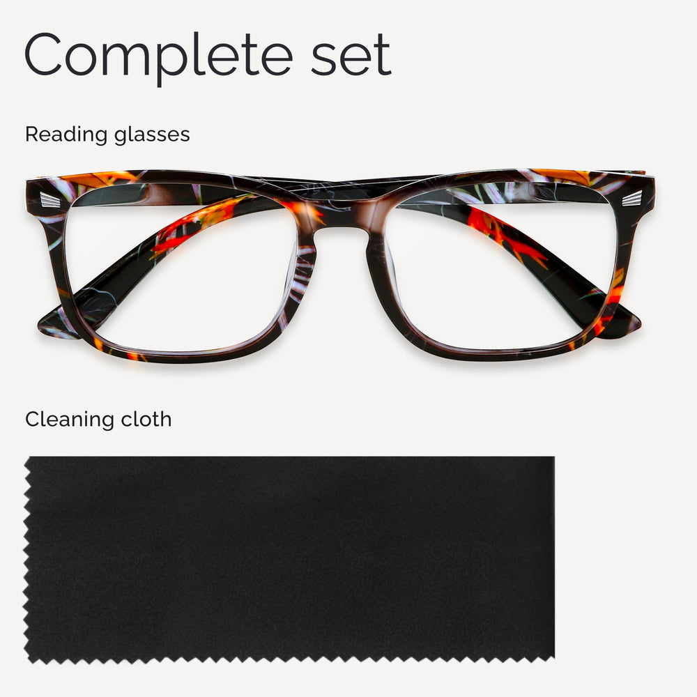 CCVOO gafas lectura mujer color moderno para estilo diario.
