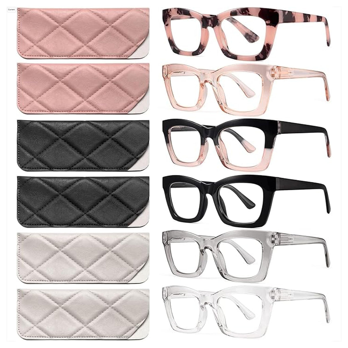 CCVOO 1.0 Oprah-style reading glasses close-up, stylish and comfortable for daily wear.