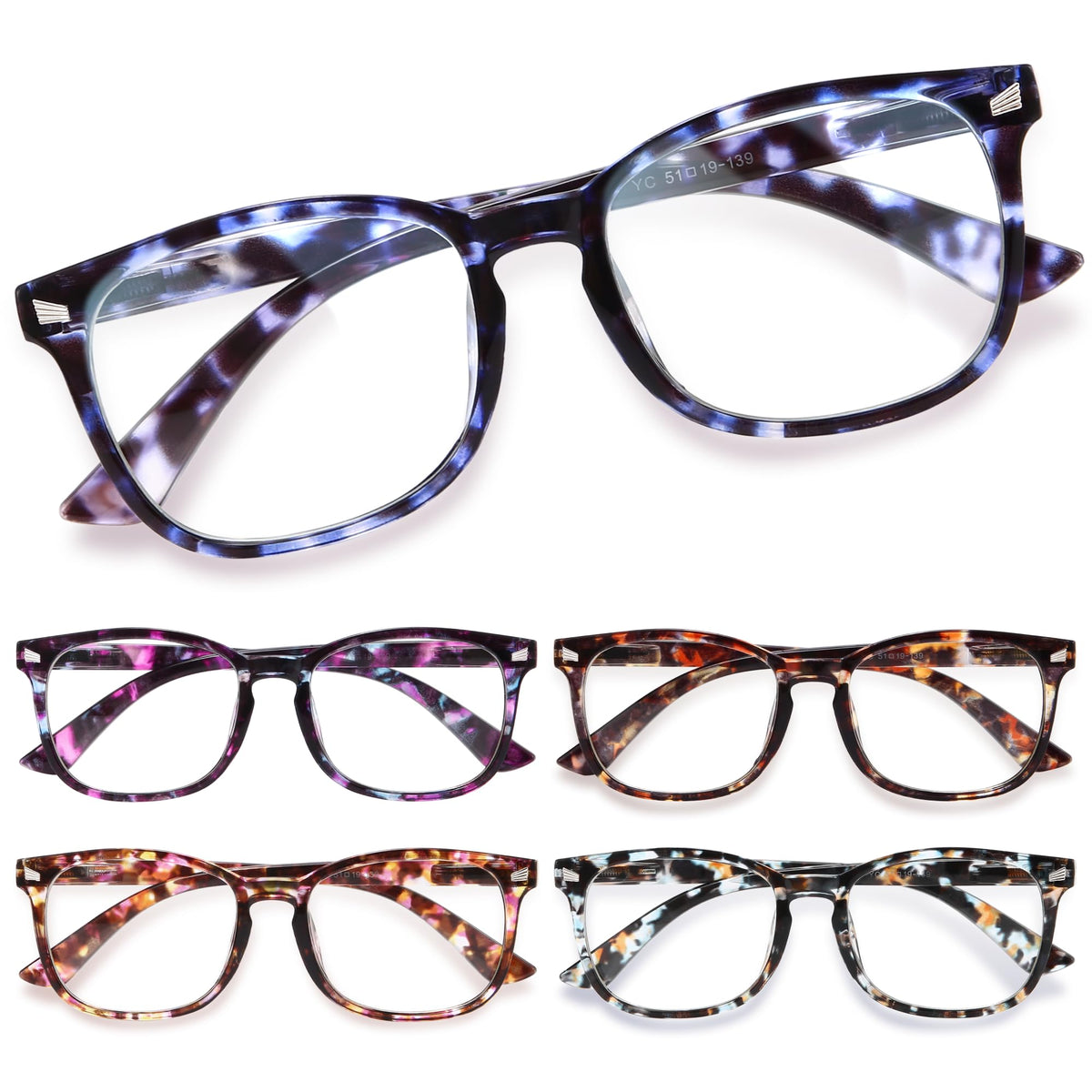 CCVOO plus-two-point-zero reading glasses for women frame, lightweight and stylish for daily wear.