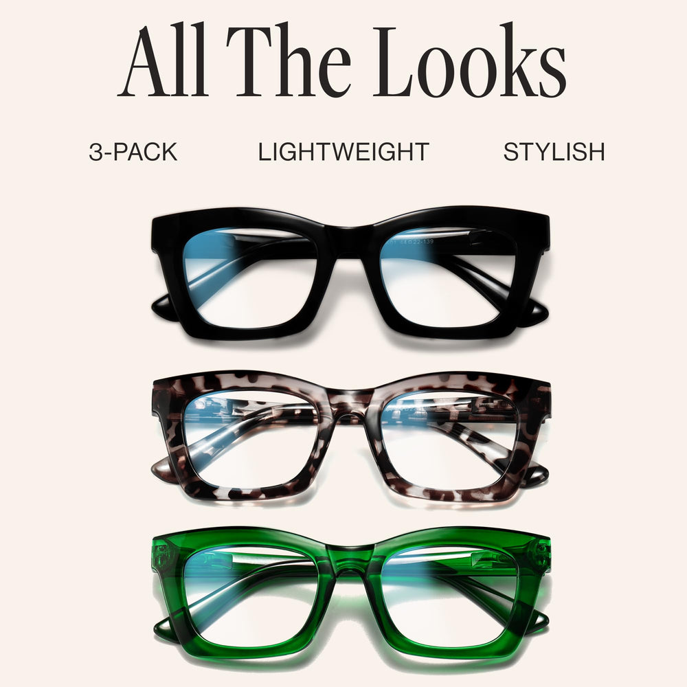 CCVOO Plus2.0 Oprah style glasses come with a protective packaging case.