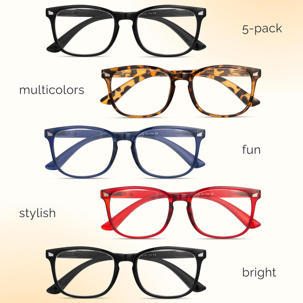 CCVOO reading glasses frame details showcase stylish everyday wear.