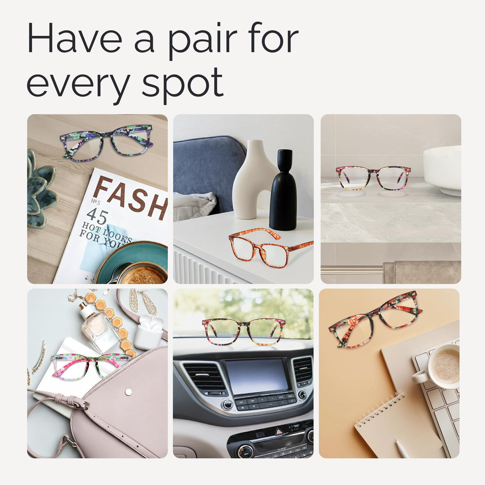 CCVOO lightweight frame reading glasses for daily use.