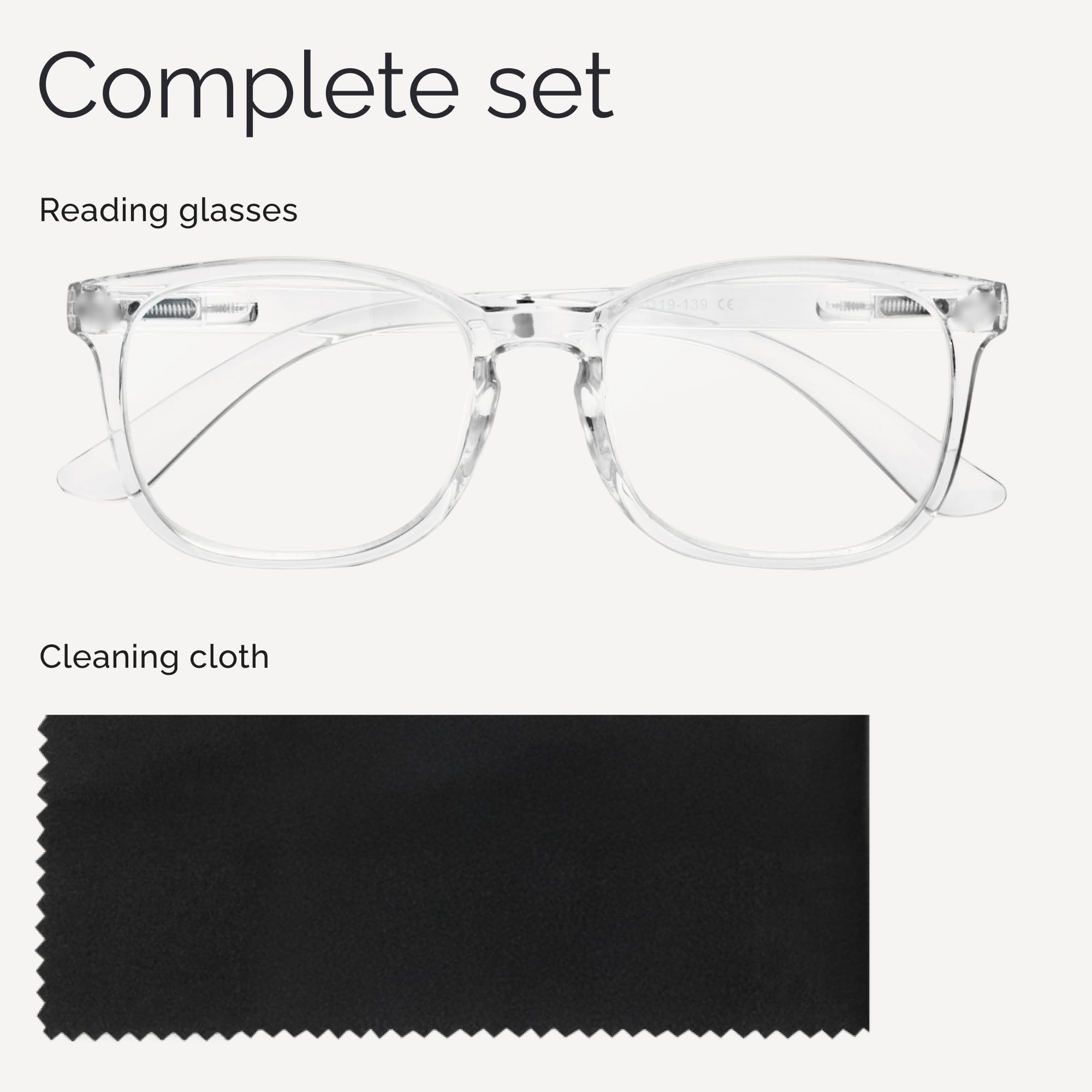 CCVOO modern color options complement any look while reading