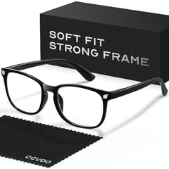 CCVOO reading glasses with an oval frame for women, comfortable for daily use