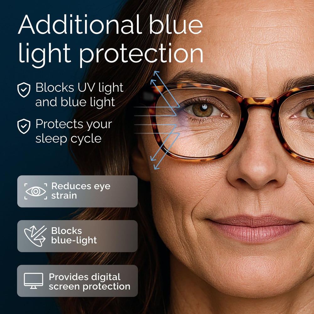 CCVOO reading glasses spring hinges provide flexible, comfortable wear