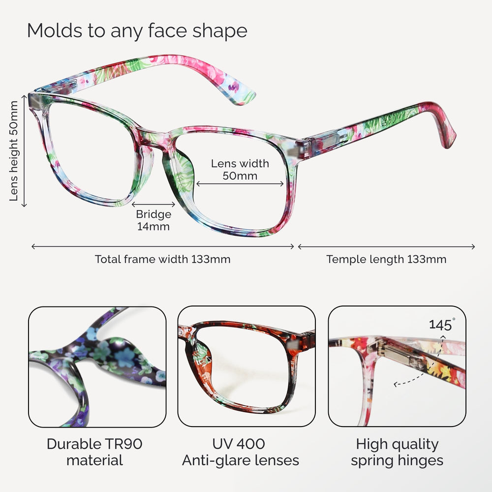 CCVOO reading glasses stylish-frame offer a polished look for daily errands.