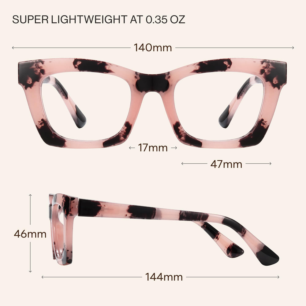 CCVOO spring hinges reading glasses for women, comfortable all-day wear.