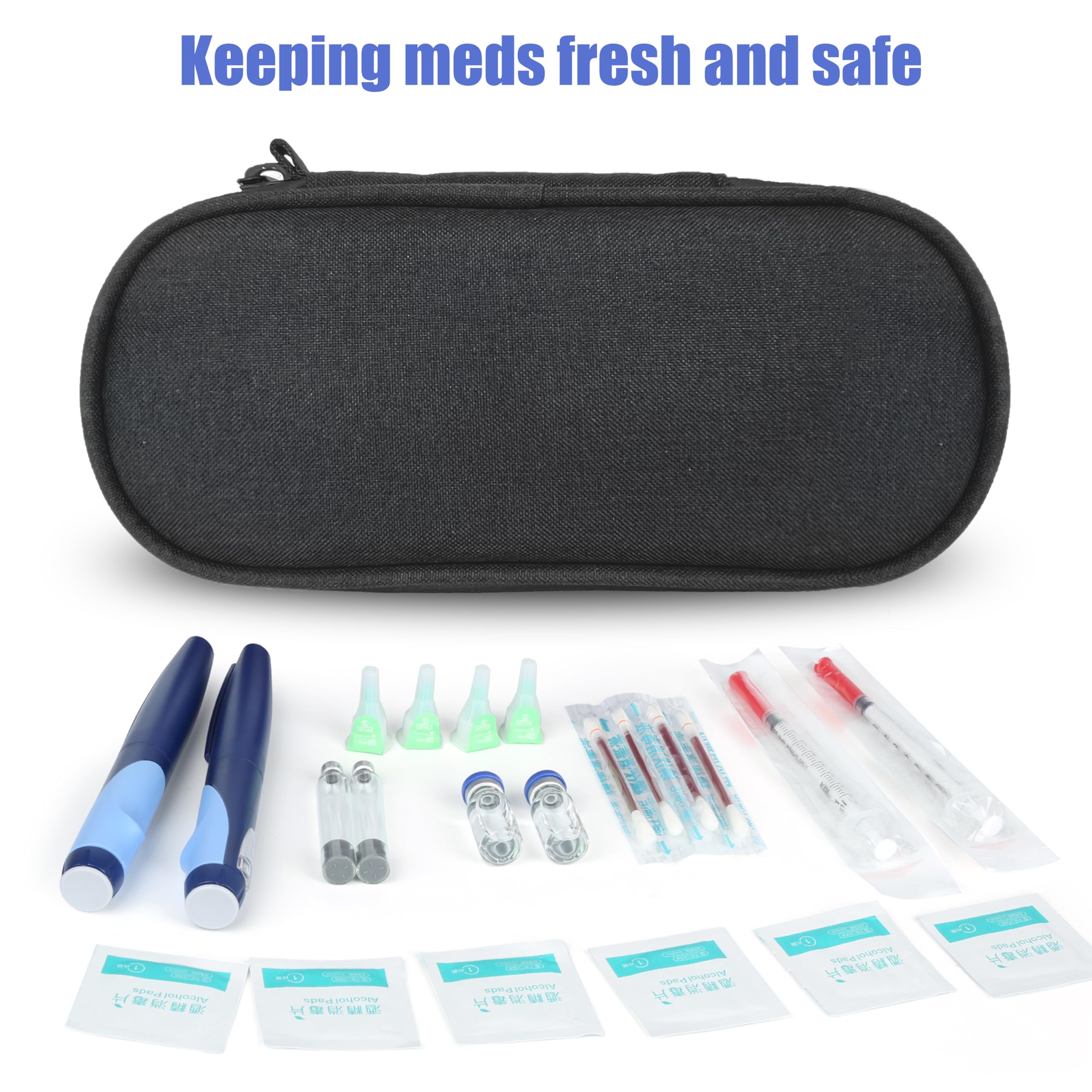 Ice packs included are TSA-certified for easy airport security