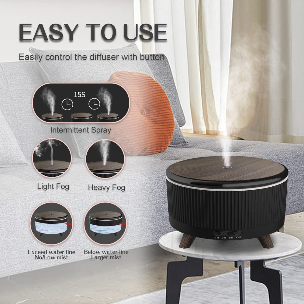Cechlicht 500ml diffuser remote-control provides convenient hands-free operation