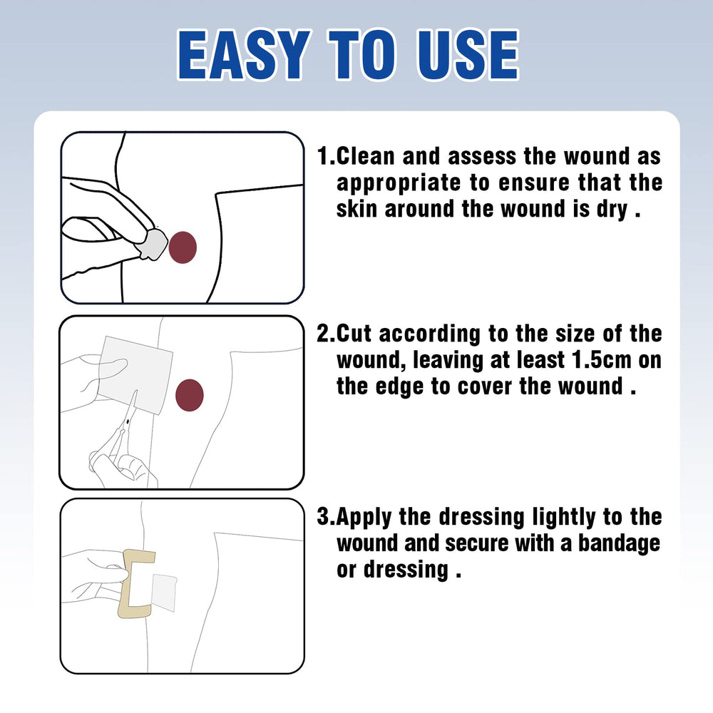 Ceeport calcium alginate wound dressing 4x4 sterile packaging ensures readiness