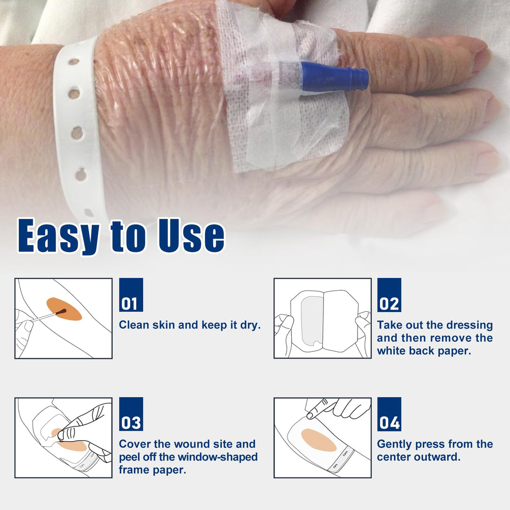 Ceeport pre-cut dressing design enables easy application without tearing