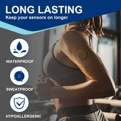 Ceeport Freestyle patches long-lasting fixation keeps sensor secure during daily activities.