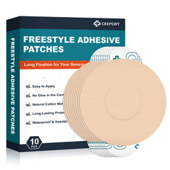 Ceeport Freestyle patches waterproof design protects CGM during workouts.