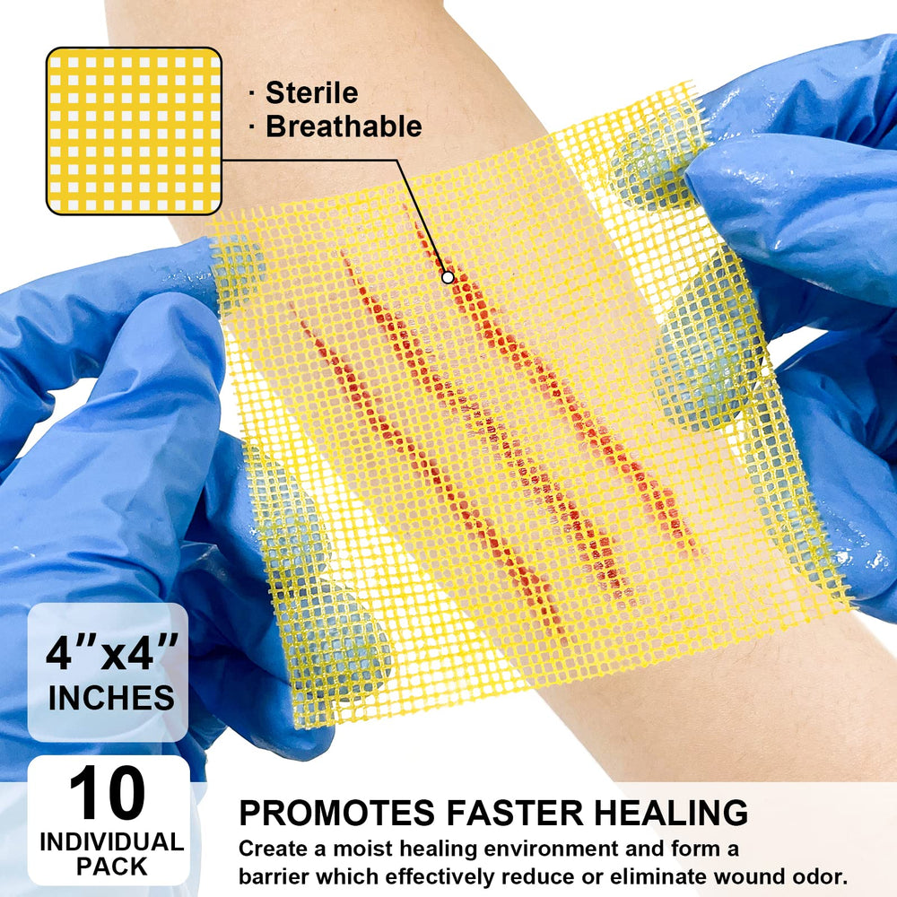 Ceeport Honey Gauze Dressing gentle removal scene for comfortable changes.