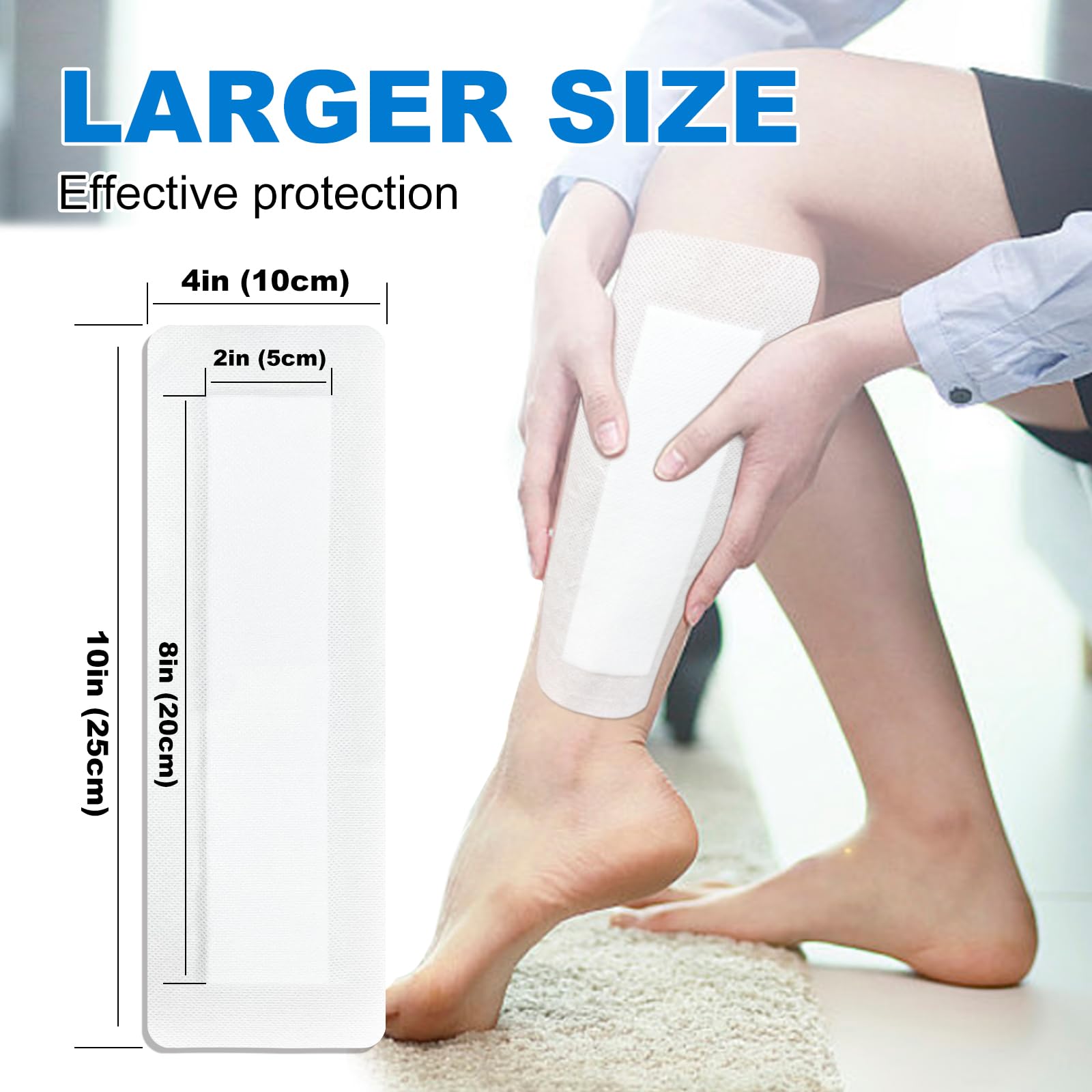 Ceeport Island Dressing center pad 2x8 provides gentle cushioning and absorption.