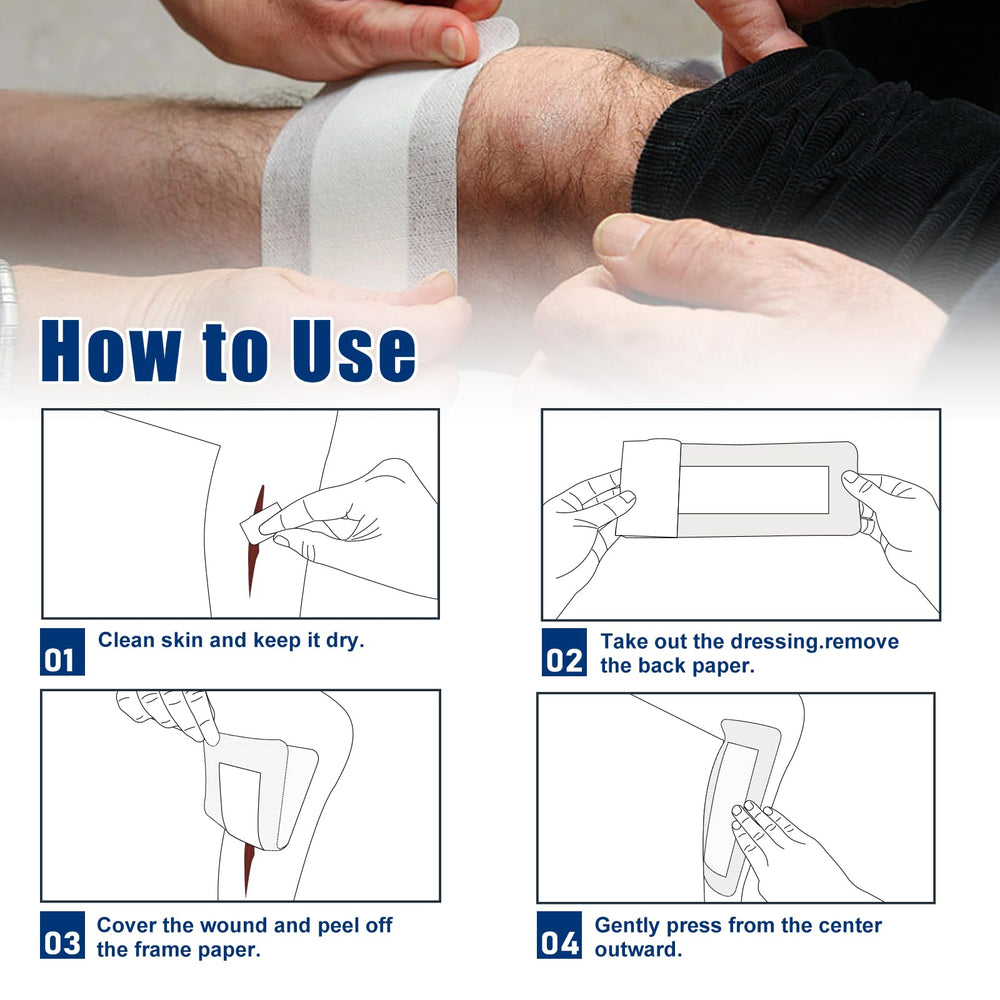 Ceeport Island Dressing ideal for mild to moderate wounds and minor injuries.