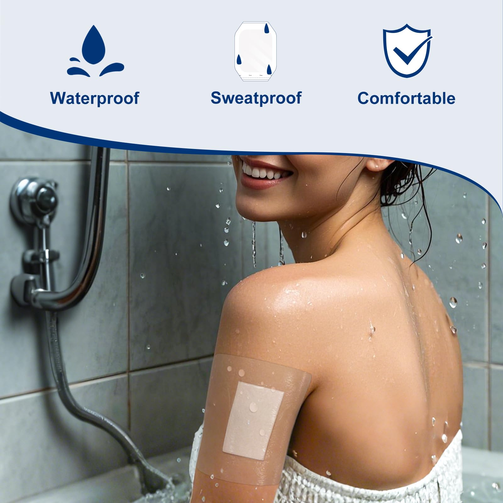 Ceeport tattoo aftercare dressing applied for clean healing environment
