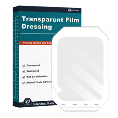 Ceeport transparent dressing 6x8 front view with clear visibility and protection.