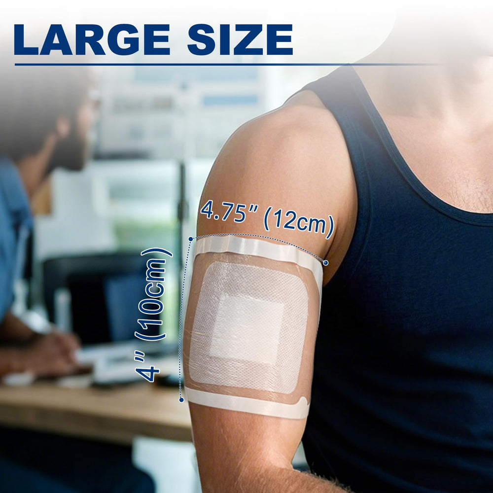 Ceeport adhesive film close-up demonstrates flexible, skin-conforming coverage