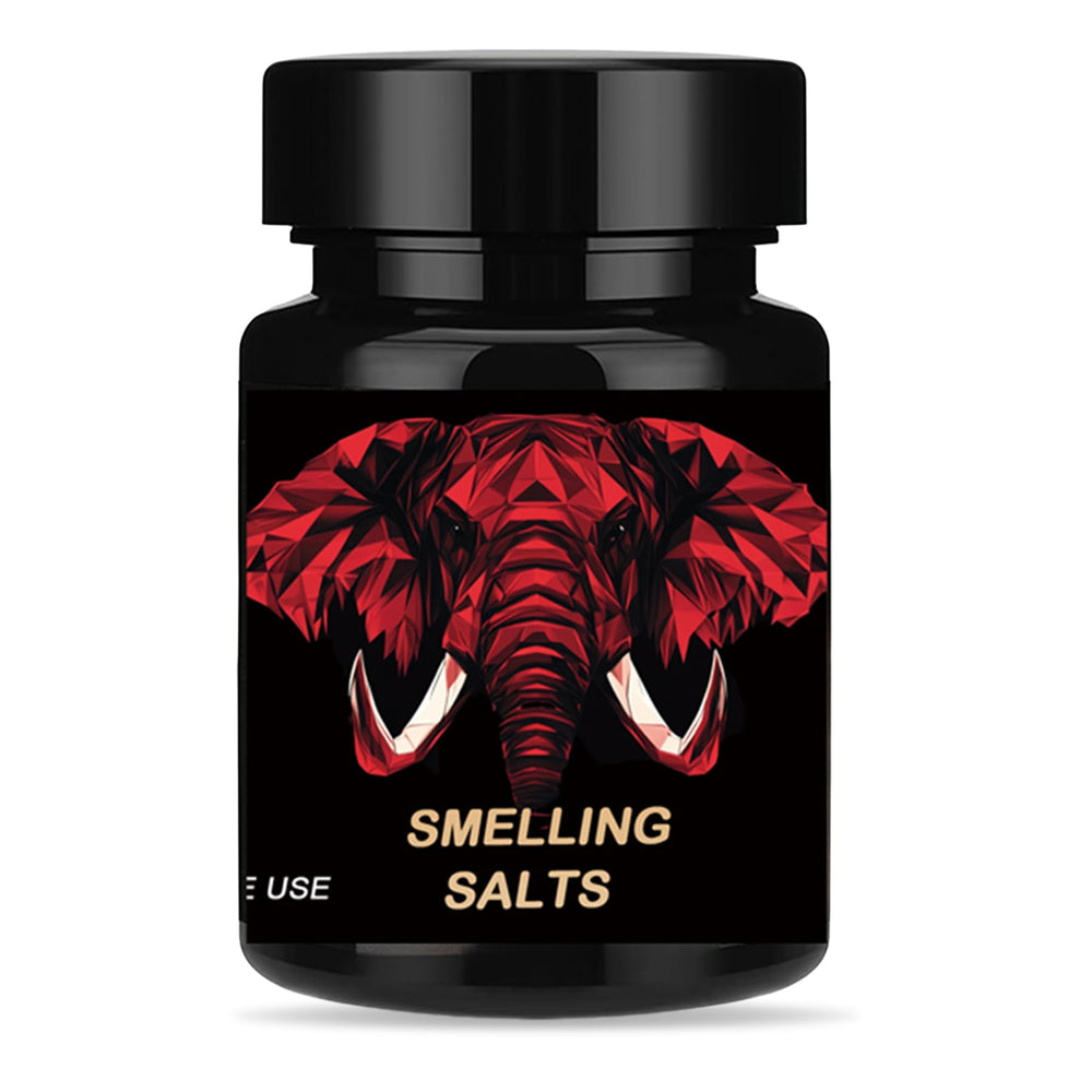 CEGWISP smelling salts bottle closeup highlights quick alertness for athletes.