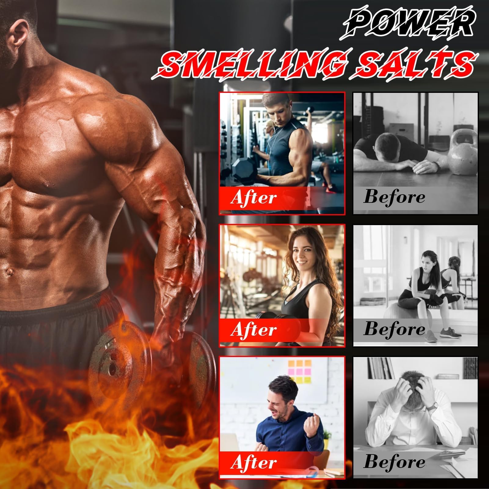 CEGWISP smelling salts pour action demonstrates rapid aroma activation for instant focus.