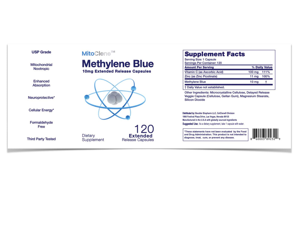 CELCLENE MitoClene bottle beside vitamin C and zinc bottles