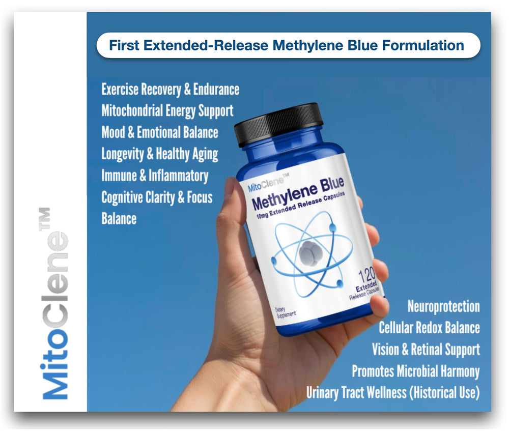 CELCLENE MitoClene capsules close-up showing smooth texture and dosage