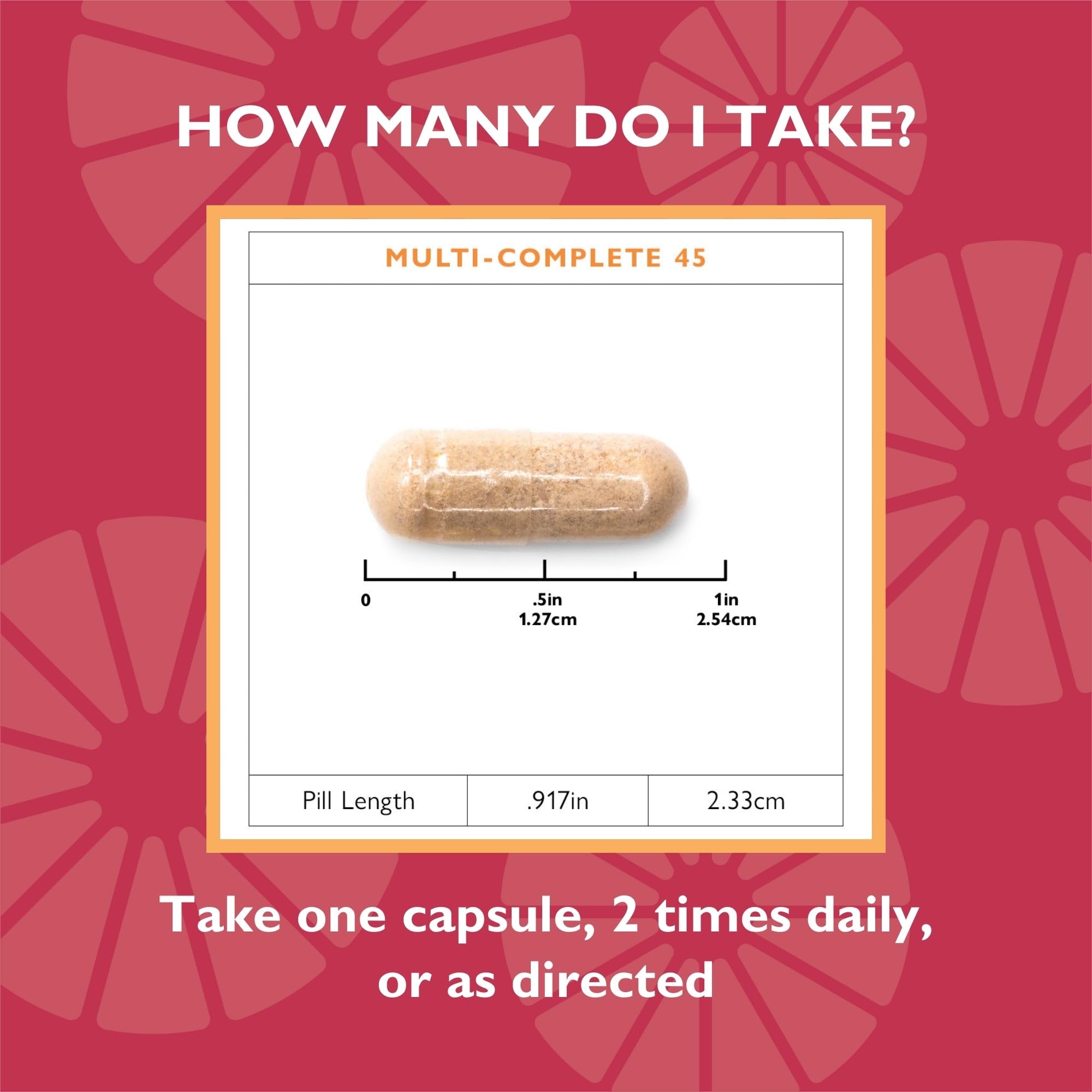Celebrate Multi-Complete label highlights iron and vitamins for recovery.