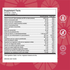 CelebrateONE Iron Free bottle with label emphasizes responsible nutrition and ASMBS guidelines