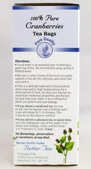 Celebration Herbals Cranberries Pure Quality 24 label close-up highlights ingredients and quality standards