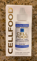 Cellfood Oxygen Boost bottle being poured into water to show easy mixing for on the go