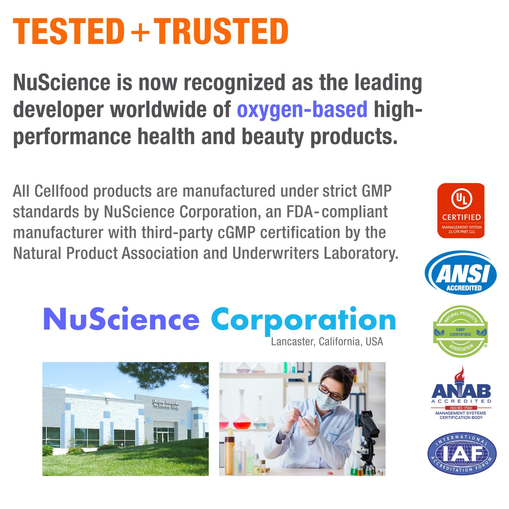 Cellfood Oxygen Boost in water shows quick hydration ready mix.