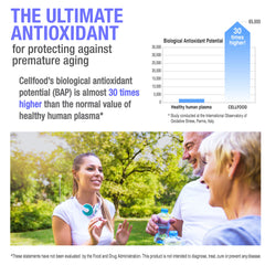 Cellfood Oxygen Boost glass ready to drink with water.