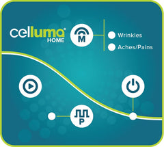 Rechargeable battery indicator shows charge status on Celluma Series 2
