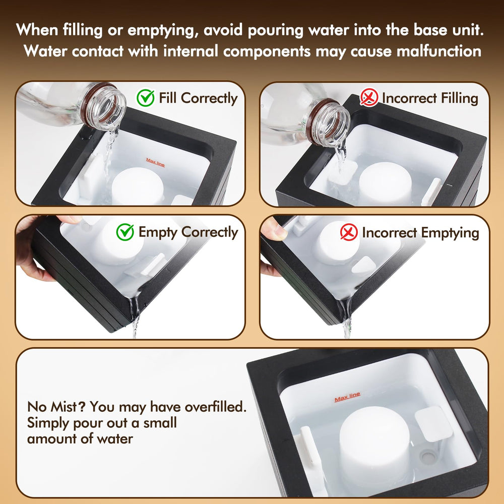 Cemobene waterless auto-off protects safety when water runs out.