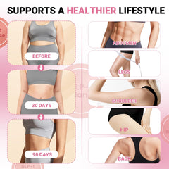 cenlomat GLP-1 patches in open pack with pink design.