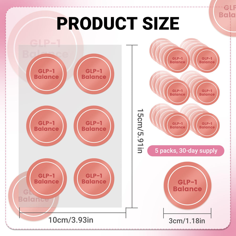 cenlomat GLP-1 patches pink packaging design for on-the-go use.