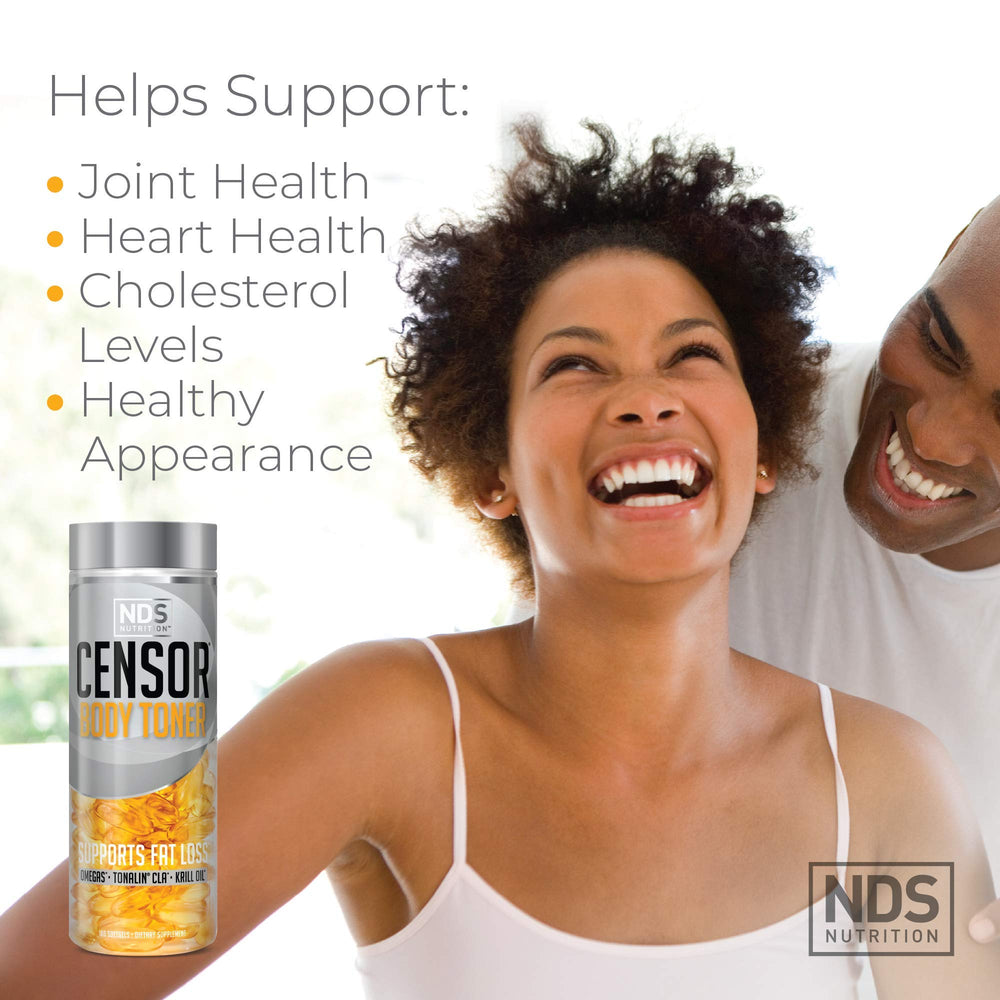 Censor NDS Nutrition fish oil capsules with EPA and DHA for joint comfort