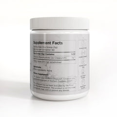 Centenarius Nutrition Creapure Creatine Monohydrate scoop demonstrating exact serving for strength training.