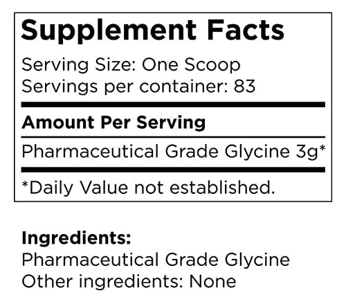 Centenarius Nutrition Premium Glycine Powder label focus communicates 250g quantity for steady training support.