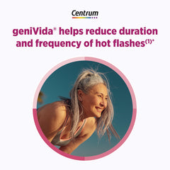 Centrum complete multivitamin bottle back listing nutrients