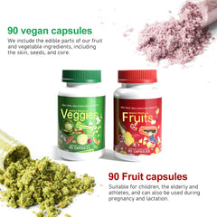 Centrum packaging showing a colorful mix of fruits and vegetables