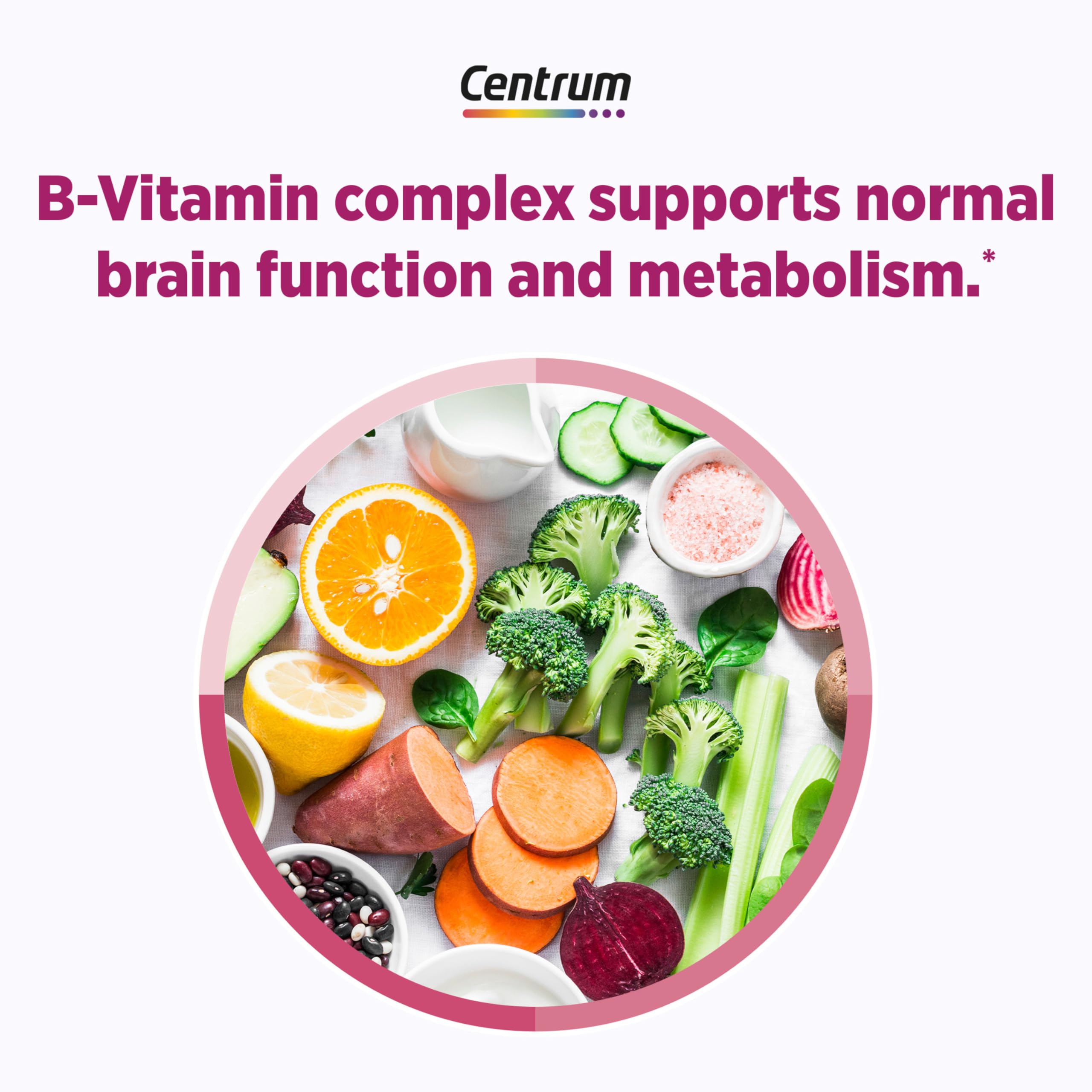 Centrum geniVida close-up highlighting clinically studied ingredient