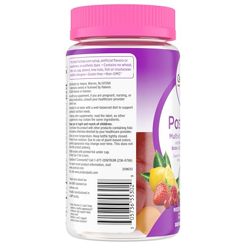 Gummies beside symbol of energy support from B-vitamins.