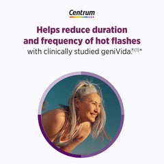 Centrum Restful Sleep packaging with glass of water signals nightly use.
