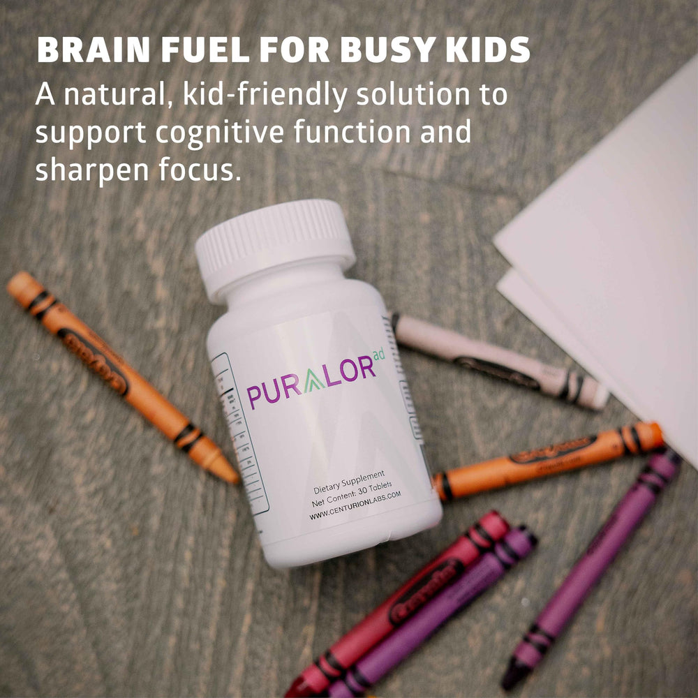 Centurion Puralor AD folate and vitamins close-up for daily focus