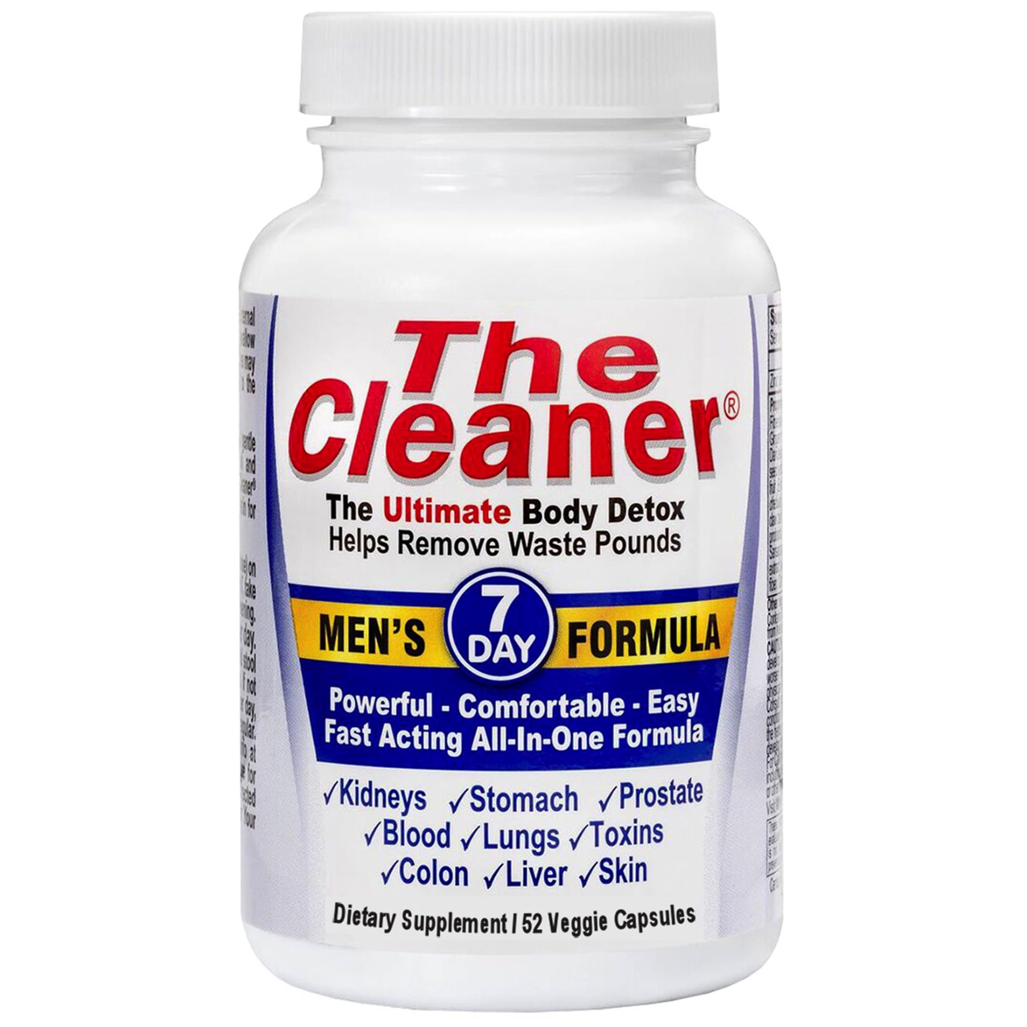 Century Systems The Cleaner Detox capsules in bottle for digestive balance.