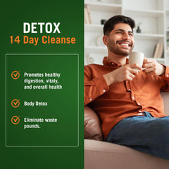Century Systems The Cleaner Detox packaging closeup, highlighting vegetarian formula and cleansing support